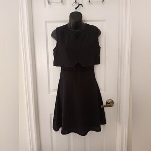 LUNA dress With Lace Under